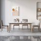 Modern Style 1/2/5/7 Pieces Dinette Set Solid Wood Dining Table and Chairs 5 Pieces: Table, 4 Light Gray Chairs Clearhalo 'Dining Room Sets' 'Dining Tables & Seating' 'dining_room_set' 'furn' 'furn_dining_room_set' 'Furniture' 'furniture_dining_room_set' 'Kitchen & Dining Furniture' 4927699