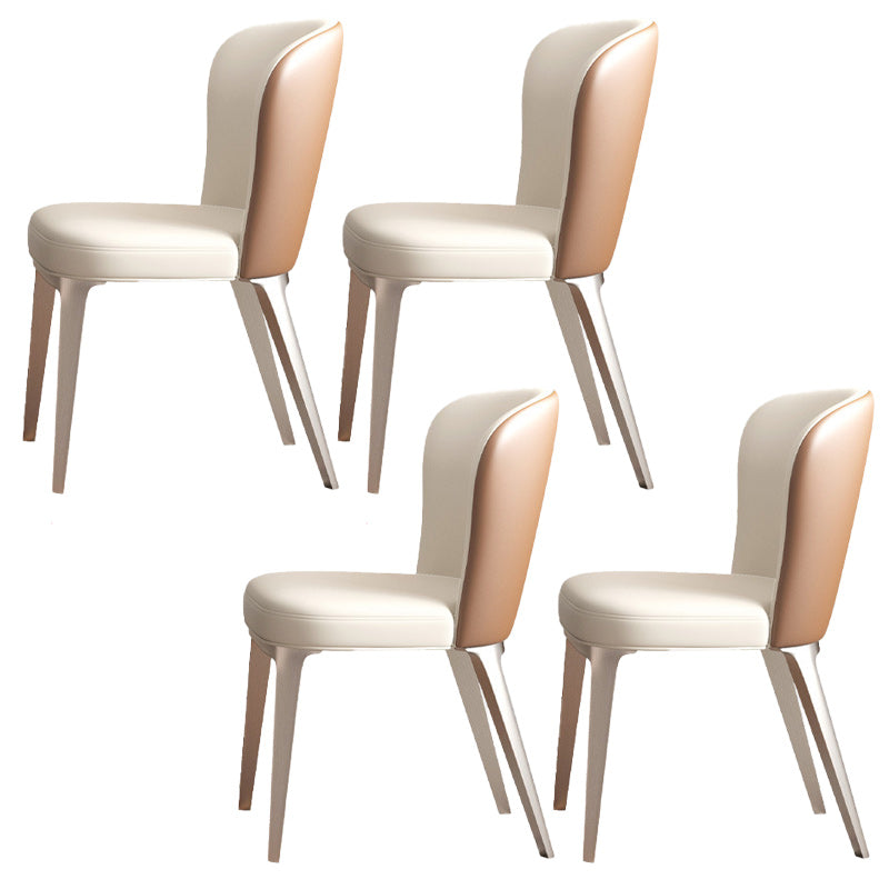 Modern 1/3/4//5/7/9 Pieces Dining Set Sintered Stone Dining Table Set for Home 4 Brown Chairs Clearhalo 'Dining Room Sets' 'Dining Tables & Seating' 'dining_room_set' 'furn' 'furn_dining_room_set' 'Furniture' 'furniture_dining_room_set' 'Kitchen & Dining Furniture' 4927730