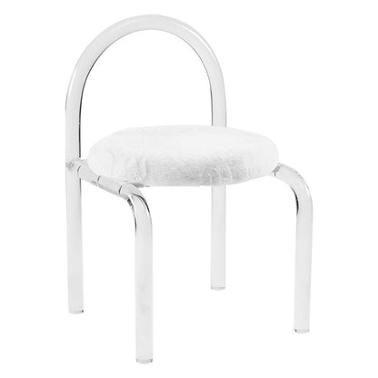 Modern 1/5 Pieces Dining Set Stone Dining Table Set for Kitchen 1 White Chair Clearhalo 'Dining Room Sets' 'Dining Tables & Seating' 'dining_room_set' 'furn' 'furn_dining_room_set' 'Furniture' 'furniture_dining_room_set' 'Kitchen & Dining Furniture' 4927777