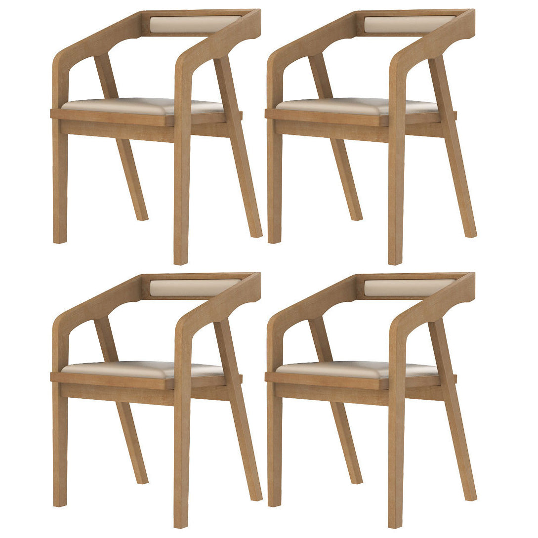 Industrial 1/3/4/5/7 Pieces Dinette Set Solid Wood Dining Table and Chairs 4 Wood Chairs Clearhalo 'Dining Room Sets' 'Dining Tables & Seating' 'dining_room_set' 'furn' 'furn_dining_room_set' 'Furniture' 'furniture_dining_room_set' 'Kitchen & Dining Furniture' 4927812