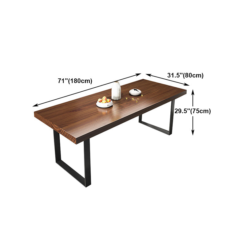 Industrial 1/3/4/5/7 Pieces Dinette Set Solid Wood Dining Table and Chairs Clearhalo 'Dining Room Sets' 'Dining Tables & Seating' 'dining_room_set' 'furn' 'furn_dining_room_set' 'Furniture' 'furniture_dining_room_set' 'Kitchen & Dining Furniture' 4927829