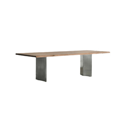Rectangle Double Pedestal Luxury Dining Table Fixed Table with Solid Wood Without Chairs Clearhalo 'Dining Tables & Seating' 'Dining Tables' 'dining_table' 'furn' 'furn_dining_table' 'Furniture' 'furniture_dining_table' 'Kitchen & Dining Furniture' 'kitchen' 'kitchen_dining_table' 4927837