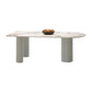 Stone Top Dining Table Traditional Luxury Dining Table with 3 Legs Clearhalo 'Dining Tables & Seating' 'Dining Tables' 'dining_table' 'furn' 'furn_dining_table' 'Furniture' 'furniture_dining_table' 'Kitchen & Dining Furniture' 'kitchen' 'kitchen_dining_table' 4927901