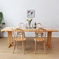 Wood Dining Table Traditional Luxury Rectangle Dining Table with Sled Base 86.6"L x 35.4"W x 29.5"H Clearhalo 'Dining Tables & Seating' 'Dining Tables' 'dining_table' 'Furniture' 'furniture_dining_table' 'Kitchen & Dining Furniture' 'kitchen' 'kitchen_dining_table' 4927935