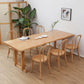 Wood Dining Table Traditional Luxury Rectangle Dining Table with Sled Base Clearhalo 'Dining Tables & Seating' 'Dining Tables' 'dining_table' 'Furniture' 'furniture_dining_table' 'Kitchen & Dining Furniture' 'kitchen' 'kitchen_dining_table' 4927942