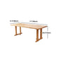Wood Dining Table Traditional Luxury Rectangle Dining Table with Sled Base Clearhalo 'Dining Tables & Seating' 'Dining Tables' 'dining_table' 'Furniture' 'furniture_dining_table' 'Kitchen & Dining Furniture' 'kitchen' 'kitchen_dining_table' 4927946