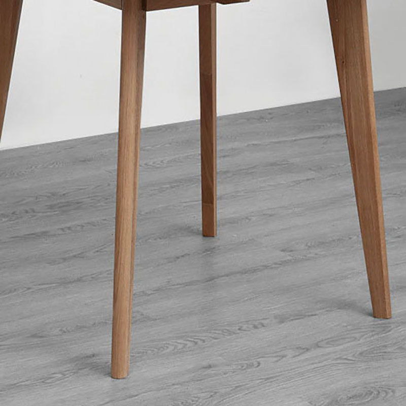 Solid Wood Top Dining Table Contemporary Round Dining Table with 4 Legs Clearhalo 'Dining Tables & Seating' 'Dining Tables' 'dining_table' 'furn' 'furn_dining_table' 'Furniture' 'furniture_dining_table' 'Kitchen & Dining Furniture' 'kitchen' 'kitchen_dining_table' 4927956