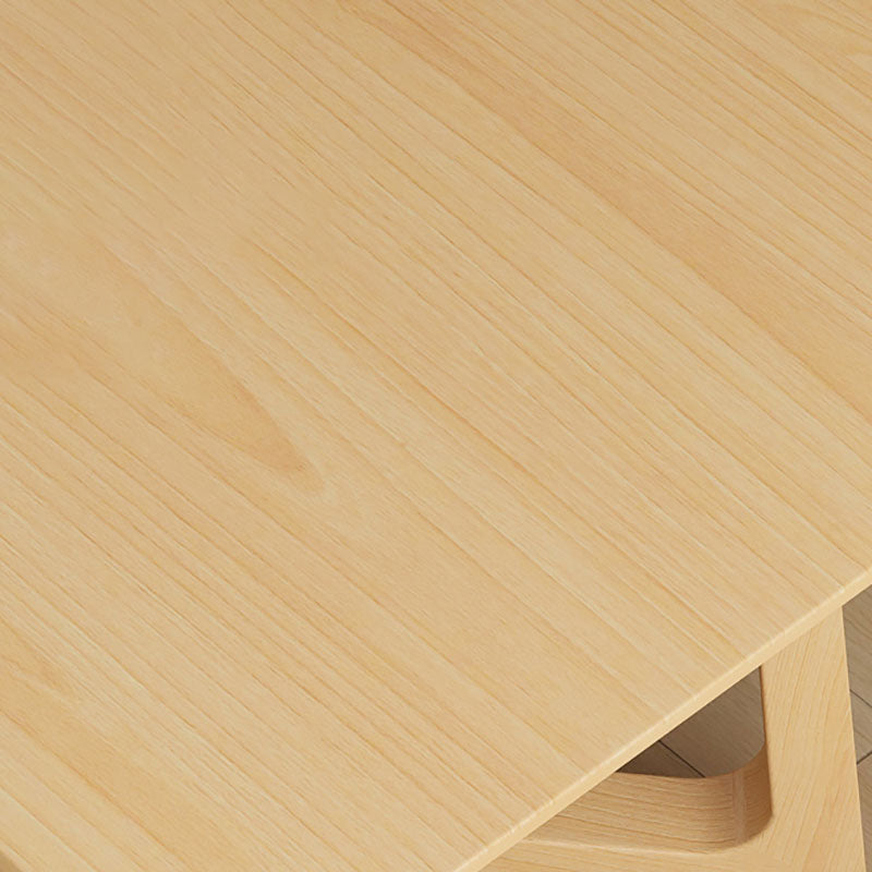 Solid Wood Top Dining Table Traditional Luxury Table with Pine Wood Sled Base Clearhalo 'Dining Tables & Seating' 'Dining Tables' 'dining_table' 'furn' 'furn_dining_table' 'Furniture' 'furniture_dining_table' 'Kitchen & Dining Furniture' 'kitchen' 'kitchen_dining_table' 4927974