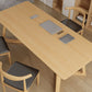Solid Wood Top Dining Table Traditional Luxury Table with Pine Wood Sled Base Clearhalo 'Dining Tables & Seating' 'Dining Tables' 'dining_table' 'furn' 'furn_dining_table' 'Furniture' 'furniture_dining_table' 'Kitchen & Dining Furniture' 'kitchen' 'kitchen_dining_table' 4927976