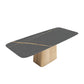 Traditional Luxury Dining Table Stone Dining Table with Pedestal Base Black Without Chairs Clearhalo 'Dining Tables & Seating' 'Dining Tables' 'dining_table' 'furn' 'furn_dining_table' 'Furniture' 'furniture_dining_table' 'Kitchen & Dining Furniture' 'kitchen' 'kitchen_dining_table' 4928075
