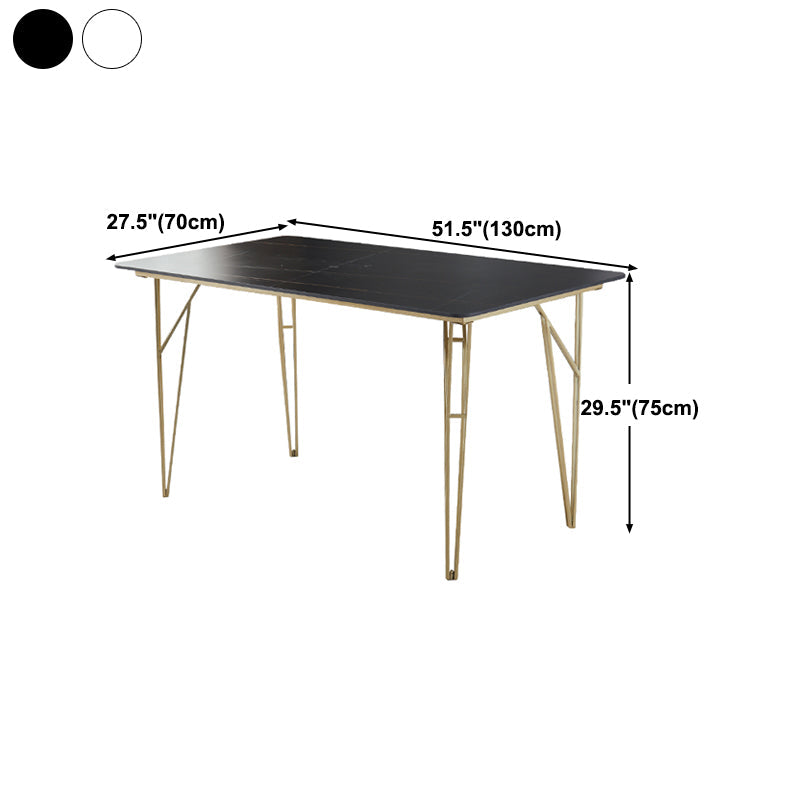 Gold Tripod Base Dining Table Stone and Metal Traditional Luxury Dining Table Clearhalo 'Dining Tables & Seating' 'Dining Tables' 'dining_table' 'furn' 'furn_dining_table' 'Furniture' 'furniture_dining_table' 'Kitchen & Dining Furniture' 'kitchen' 'kitchen_dining_table' 4928116