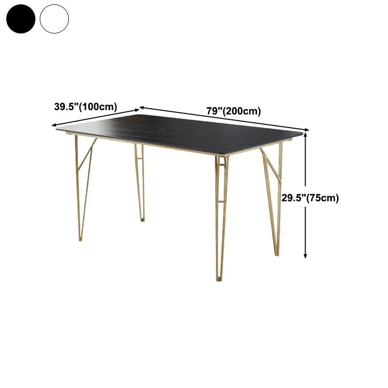 Gold Tripod Base Dining Table Stone and Metal Traditional Luxury Dining Table Clearhalo 'Dining Tables & Seating' 'Dining Tables' 'dining_table' 'furn' 'furn_dining_table' 'Furniture' 'furniture_dining_table' 'Kitchen & Dining Furniture' 'kitchen' 'kitchen_dining_table' 4928120