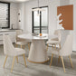 Sintered Stone Dining Table Round Dining Table with Metal Base Clearhalo 'Dining Tables & Seating' 'Dining Tables' 'dining_table' 'furn' 'furn_dining_table' 'Furniture' 'furniture_dining_table' 'Kitchen & Dining Furniture' 'kitchen' 'kitchen_dining_table' 4928127