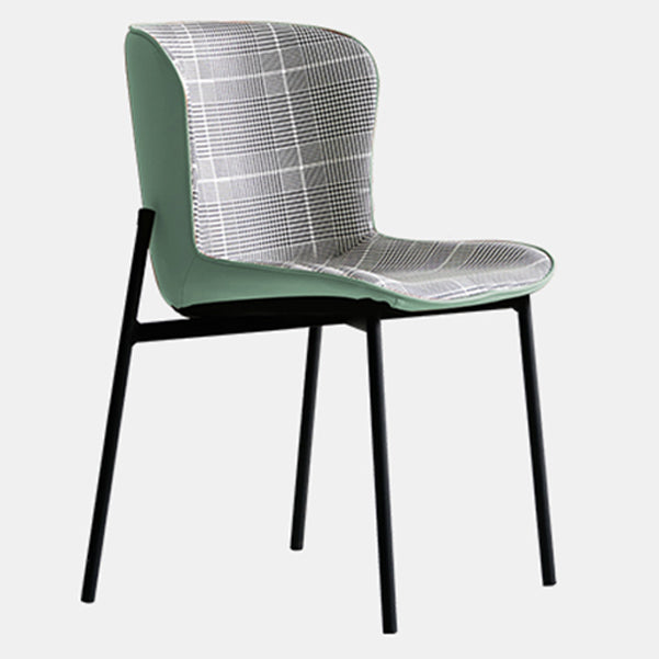 Minimalist Armless Solid Back Chair Linen Dining Chairs for Home Navy 1 Piece Clearhalo 'Dining Chairs' 'Dining Tables & Seating' 'dining_chair' 'furn' 'furn_dining_chair' 'Furniture' 'furniture_dining_chair' 'Kitchen & Dining Furniture' 4928288