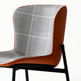 Minimalist Armless Solid Back Chair Linen Dining Chairs for Home Clearhalo 'Dining Chairs' 'Dining Tables & Seating' 'dining_chair' 'furn' 'furn_dining_chair' 'Furniture' 'furniture_dining_chair' 'Kitchen & Dining Furniture' 4928299