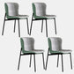 Minimalist Armless Solid Back Chair Linen Dining Chairs for Home Navy 4 Piece Set Clearhalo 'Dining Chairs' 'Dining Tables & Seating' 'dining_chair' 'furn' 'furn_dining_chair' 'Furniture' 'furniture_dining_chair' 'Kitchen & Dining Furniture' 4928303