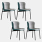 Minimalist Armless Solid Back Chair Linen Dining Chairs for Home Turquoise 4 Piece Set Clearhalo 'Dining Chairs' 'Dining Tables & Seating' 'dining_chair' 'furn' 'furn_dining_chair' 'Furniture' 'furniture_dining_chair' 'Kitchen & Dining Furniture' 4928304