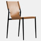Minimalist Leather Dining Chairs Armless Solid Back Chairs for Kitchen Orange 1 Piece Clearhalo 'Dining Chairs' 'Dining Tables & Seating' 'dining_chair' 'furn' 'furn_dining_chair' 'Furniture' 'furniture_dining_chair' 'Kitchen & Dining Furniture' 4928313