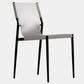 Minimalist Leather Dining Chairs Armless Solid Back Chairs for Kitchen Grey 1 Piece Clearhalo 'Dining Chairs' 'Dining Tables & Seating' 'dining_chair' 'furn' 'furn_dining_chair' 'Furniture' 'furniture_dining_chair' 'Kitchen & Dining Furniture' 4928316