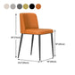 Minimalist Upholstered Armless Dining Chairs Solid Back Chairs Clearhalo 'Dining Chairs' 'Dining Tables & Seating' 'dining_chair' 'furn' 'furn_dining_chair' 'Furniture' 'furniture_dining_chair' 'Kitchen & Dining Furniture' 4928357
