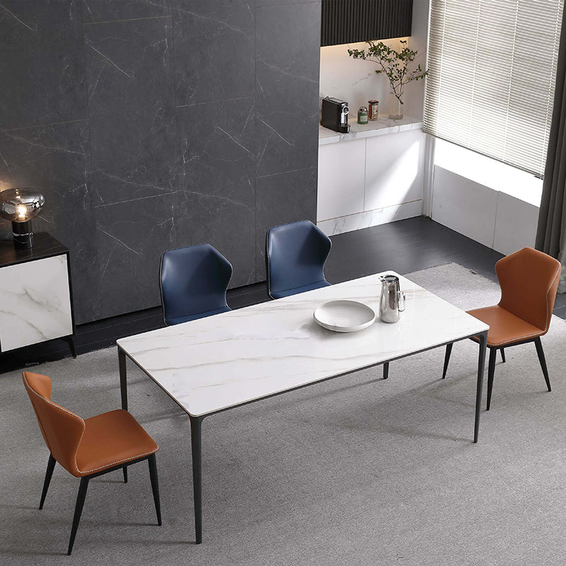 Contemporary Chair Dining Armless Chairs for Kitchen with Metal Legs Clearhalo 'Dining Chairs' 'Dining Tables & Seating' 'dining_chair' 'furn' 'furn_dining_chair' 'Furniture' 'furniture_dining_chair' 'Kitchen & Dining Furniture' 4928372