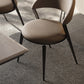Contemporary Open Back Chair Dining Armless Chair for Kitchen with Metal Legs Clearhalo 'Dining Chairs' 'Dining Tables & Seating' 'dining_chair' 'furn' 'furn_dining_chair' 'Furniture' 'furniture_dining_chair' 'Kitchen & Dining Furniture' 4928404