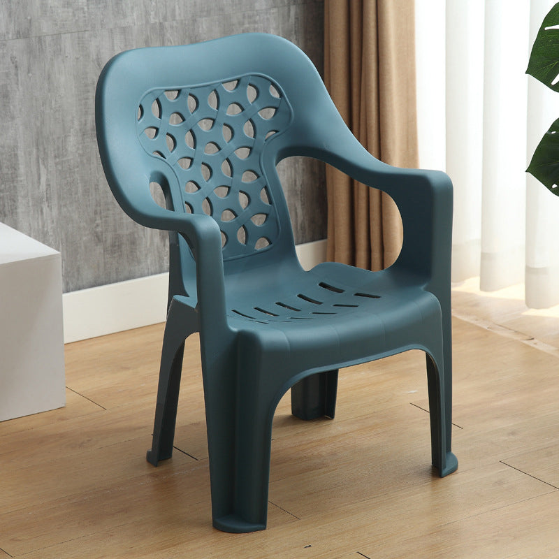 Contemporary Chair Dining Arm Chair for Kitchen with Plastic Legs Clearhalo 'Dining Chairs' 'Dining Tables & Seating' 'dining_chair' 'furn' 'furn_dining_chair' 'Furniture' 'furniture_dining_chair' 'Kitchen & Dining Furniture' 4928417