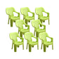 Contemporary Chair Dining Arm Chair for Kitchen with Plastic Legs Green 8 Piece Set Clearhalo 'Dining Chairs' 'Dining Tables & Seating' 'dining_chair' 'furn' 'furn_dining_chair' 'Furniture' 'furniture_dining_chair' 'Kitchen & Dining Furniture' 4928418
