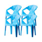 Contemporary Chairs Dining Arm Chair for Kitchen with Plastic Legs Light Blue Set of 4 Clearhalo 'Dining Chairs' 'Dining Tables & Seating' 'dining_chair' 'Furniture' 'furniture_dining_chair' 'Kitchen & Dining Furniture' 4928439