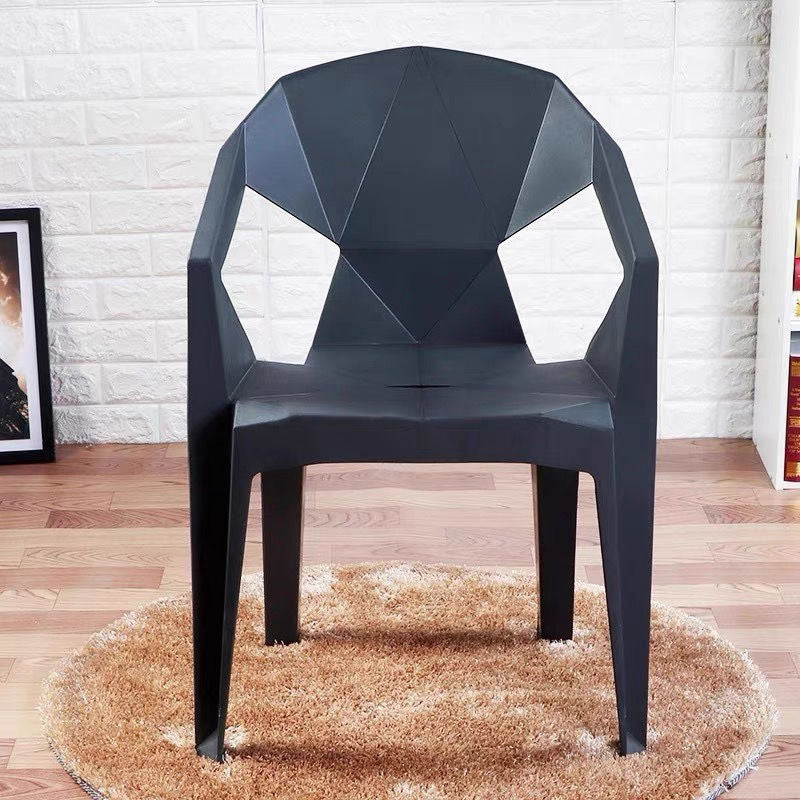 Contemporary Chairs Dining Arm Chair for Kitchen with Plastic Legs Clearhalo 'Dining Chairs' 'Dining Tables & Seating' 'dining_chair' 'Furniture' 'furniture_dining_chair' 'Kitchen & Dining Furniture' 4928445