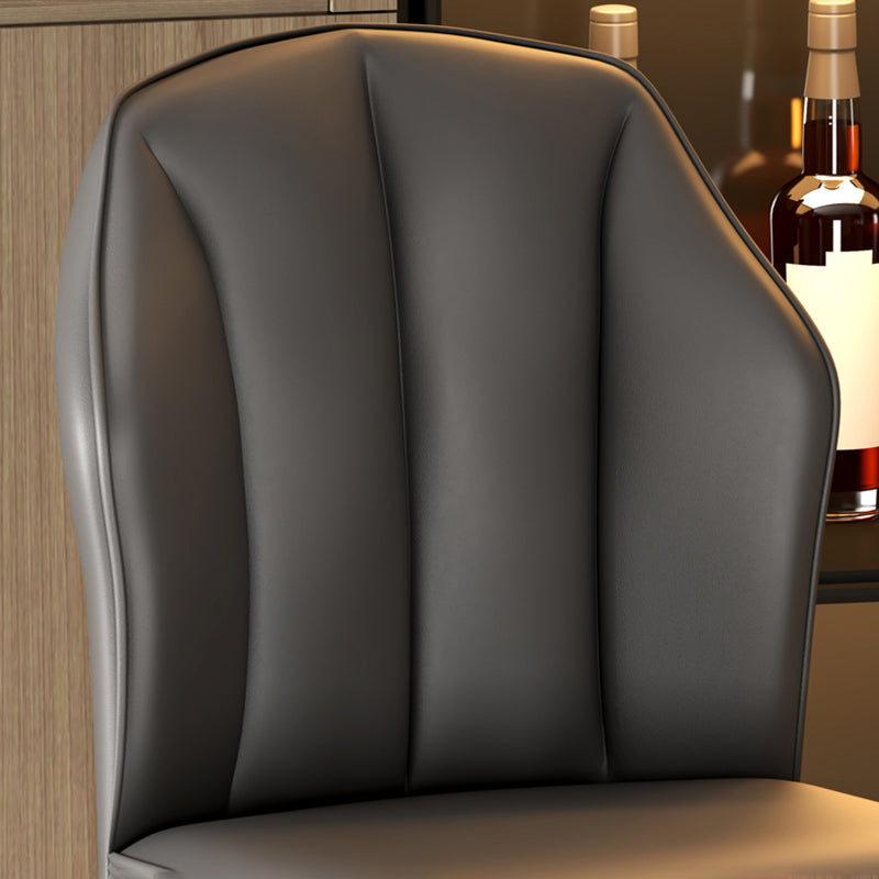 Nordic Chairs Dining Armless Chair for Kitchen with Metal Legs Clearhalo 'Dining Chairs' 'Dining Tables & Seating' 'dining_chair' 'furn' 'furn_dining_chair' 'Furniture' 'furniture_dining_chair' 'Kitchen & Dining Furniture' 4928498