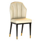 Nordic Chairs Dining Armless Chair for Kitchen with Metal Legs Off-White 1 Piece Brass Gold Clearhalo 'Dining Chairs' 'Dining Tables & Seating' 'dining_chair' 'furn' 'furn_dining_chair' 'Furniture' 'furniture_dining_chair' 'Kitchen & Dining Furniture' 4928531