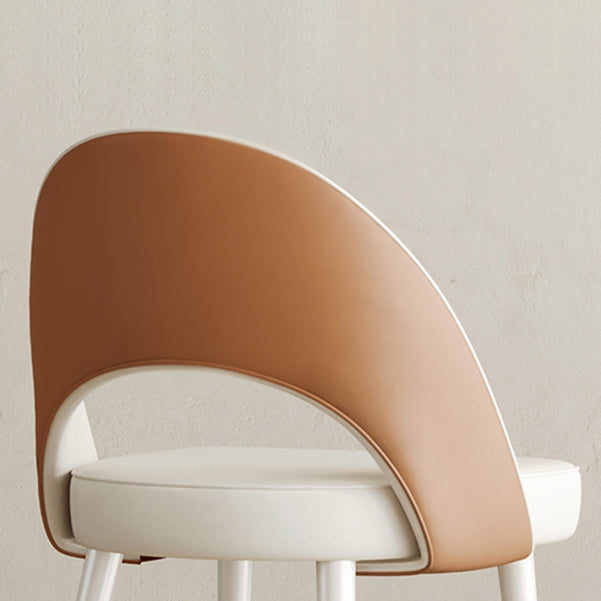 Scandinavian Armless Open Back Chairs for Home Upholstered Side Chair Clearhalo 'Dining Chairs' 'Dining Tables & Seating' 'dining_chair' 'furn' 'furn_dining_chair' 'Furniture' 'furniture_dining_chair' 'Kitchen & Dining Furniture' 4928597