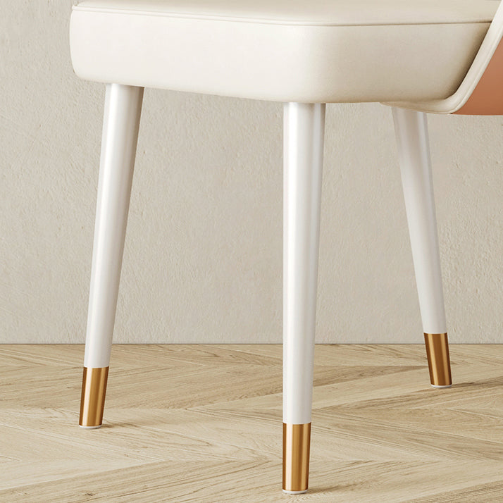 Scandinavian Armless Open Back Chairs for Home Upholstered Side Chair Clearhalo 'Dining Chairs' 'Dining Tables & Seating' 'dining_chair' 'furn' 'furn_dining_chair' 'Furniture' 'furniture_dining_chair' 'Kitchen & Dining Furniture' 4928603