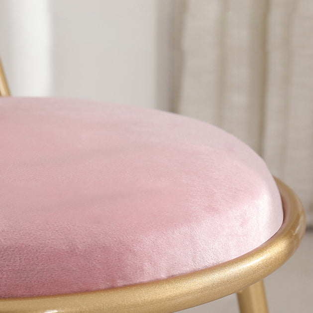 Scandinavian Style Upholstered Armless Dining Chairs Open Back Dining Side Chairs Clearhalo 'Dining Chairs' 'Dining Tables & Seating' 'dining_chair' 'furn' 'furn_dining_chair' 'Furniture' 'furniture_dining_chair' 'Kitchen & Dining Furniture' 4928658