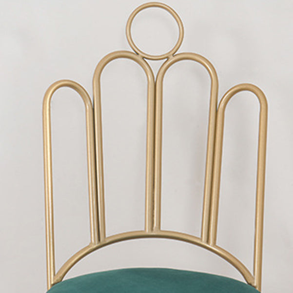 Scandinavian Style Upholstered Armless Dining Chairs Open Back Dining Side Chairs Clearhalo 'Dining Chairs' 'Dining Tables & Seating' 'dining_chair' 'furn' 'furn_dining_chair' 'Furniture' 'furniture_dining_chair' 'Kitchen & Dining Furniture' 4928660