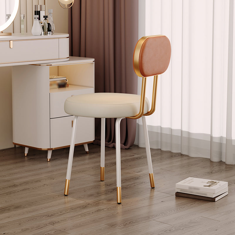 Scandinavian Open Back Side Chairs for Home Upholstered Armless Dining Chairs Clearhalo 'Dining Chairs' 'Dining Tables & Seating' 'dining_chair' 'furn' 'furn_dining_chair' 'Furniture' 'furniture_dining_chair' 'Kitchen & Dining Furniture' 4928757