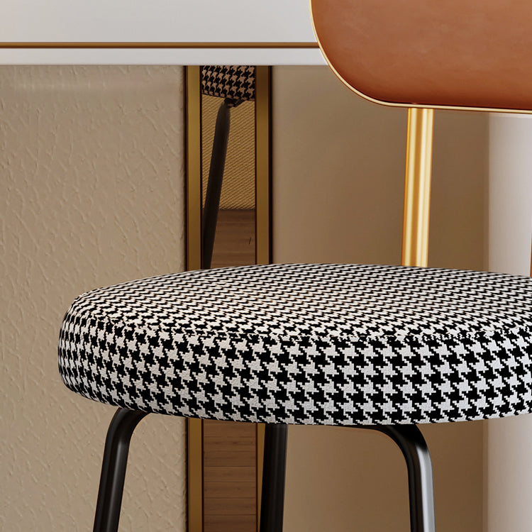 Scandinavian Open Back Side Chairs for Home Upholstered Armless Dining Chairs Clearhalo 'Dining Chairs' 'Dining Tables & Seating' 'dining_chair' 'furn' 'furn_dining_chair' 'Furniture' 'furniture_dining_chair' 'Kitchen & Dining Furniture' 4928764