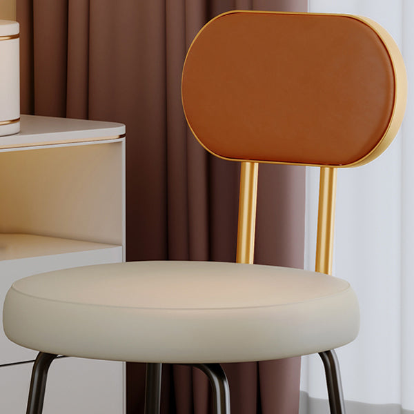 Scandinavian Open Back Side Chairs for Home Upholstered Armless Dining Chairs Clearhalo 'Dining Chairs' 'Dining Tables & Seating' 'dining_chair' 'furn' 'furn_dining_chair' 'Furniture' 'furniture_dining_chair' 'Kitchen & Dining Furniture' 4928766