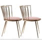 Scandinavian Fabric Dining Chair Windsor Back Side Chair for Home Pink 2 Piece Set Clearhalo 'Dining Chairs' 'Dining Tables & Seating' 'dining_chair' 'furn' 'furn_dining_chair' 'Furniture' 'furniture_dining_chair' 'Kitchen & Dining Furniture' 4928826