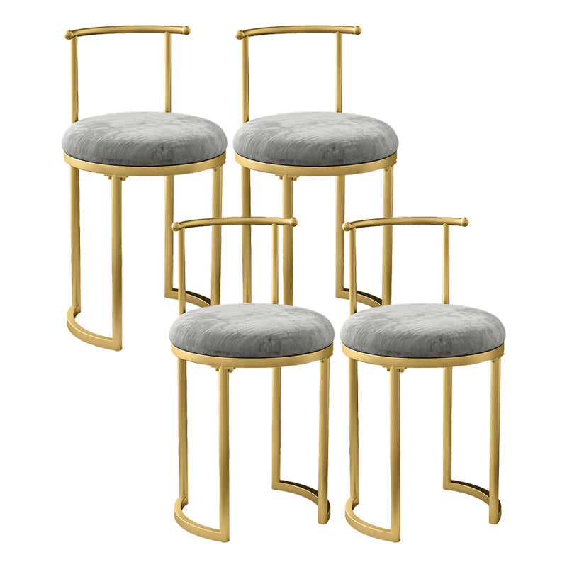 Scandinavian Open Back Side Chair for Home Upholstered Side Chairs Grey 4 Piece Set Clearhalo 'Dining Chairs' 'Dining Tables & Seating' 'dining_chair' 'furn' 'furn_dining_chair' 'Furniture' 'furniture_dining_chair' 'Kitchen & Dining Furniture' 4928851