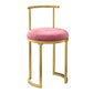 Scandinavian Open Back Side Chair for Home Upholstered Side Chairs Nude Pink 1 Piece Clearhalo 'Dining Chairs' 'Dining Tables & Seating' 'dining_chair' 'furn' 'furn_dining_chair' 'Furniture' 'furniture_dining_chair' 'Kitchen & Dining Furniture' 4928858