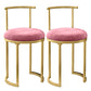 Scandinavian Open Back Side Chair for Home Upholstered Side Chairs Nude Pink 2 Piece Set Clearhalo 'Dining Chairs' 'Dining Tables & Seating' 'dining_chair' 'furn' 'furn_dining_chair' 'Furniture' 'furniture_dining_chair' 'Kitchen & Dining Furniture' 4928860