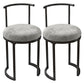 Scandinavian Open Back Side Chair for Home Upholstered Side Chairs Silver Gray 2 Piece Set Clearhalo 'Dining Chairs' 'Dining Tables & Seating' 'dining_chair' 'furn' 'furn_dining_chair' 'Furniture' 'furniture_dining_chair' 'Kitchen & Dining Furniture' 4928863