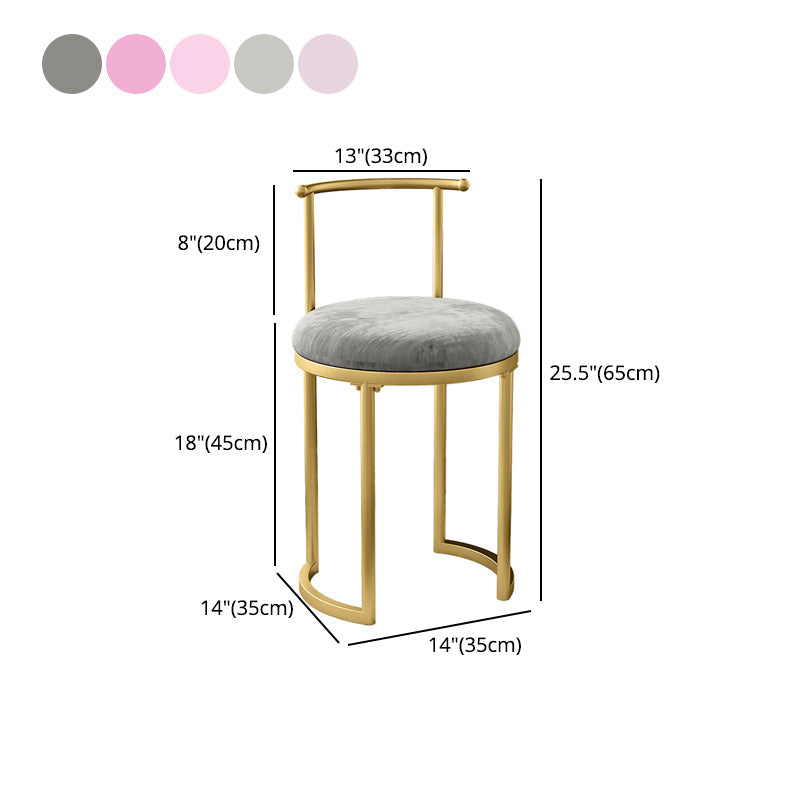 Scandinavian Open Back Side Chair for Home Upholstered Side Chairs Clearhalo 'Dining Chairs' 'Dining Tables & Seating' 'dining_chair' 'furn' 'furn_dining_chair' 'Furniture' 'furniture_dining_chair' 'Kitchen & Dining Furniture' 4928868