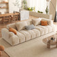 Nordic Stain-Resistant White Couch Recessed Arm Sofa with Tight Back Clearhalo 'furn' 'furn_sofas' 'Furniture' 'furniture_sofas' 'Living Room Furniture' 'Sofa' 'sofas' 4933851