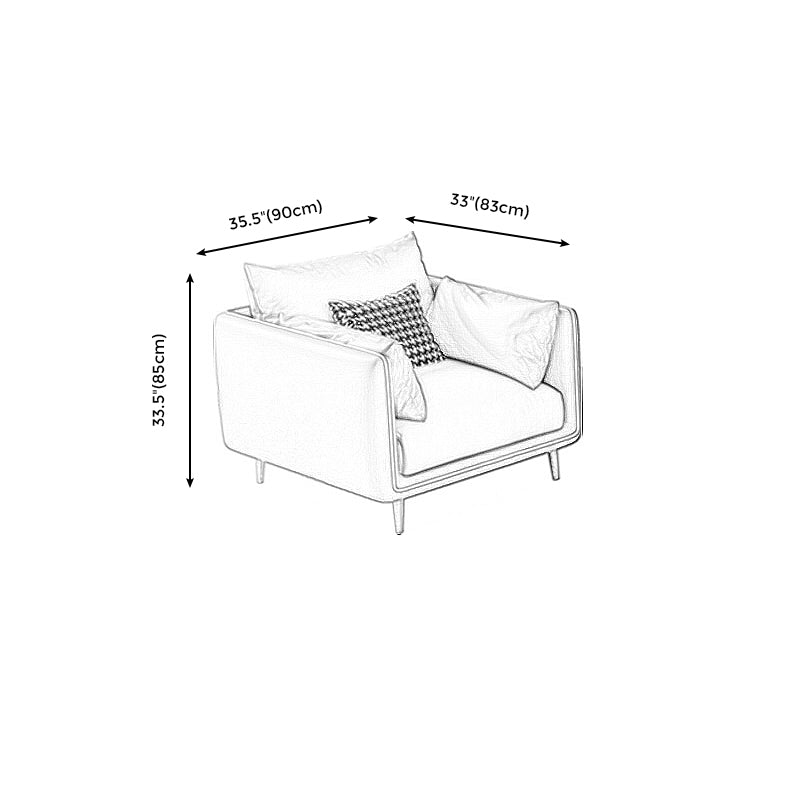 Stain-Resistant Living Room Sofa Pillow Top Arm Standard Settee Clearhalo 'furn' 'furn_sofas' 'Furniture' 'furniture_sofas' 'Living Room Furniture' 'Sofa' 'sofas' 4933874
