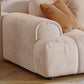 Contemporary Beige Round Arm Standard Sofa Tight Back Suede Couch with Pillows Clearhalo 'furn' 'furn_sofas' 'Furniture' 'furniture_sofas' 'Living Room Furniture' 'Sofa' 'sofas' 4933891