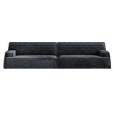 Living Room Square Arm Standard Sofa Dark Gray Cushion Back Couch Clearhalo 'furn' 'furn_sofas' 'Furniture' 'furniture_sofas' 'Living Room Furniture' 'Sofa' 'sofas' 4933918