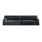 Living Room Square Arm Standard Sofa Dark Gray Cushion Back Couch Clearhalo 'furn' 'furn_sofas' 'Furniture' 'furniture_sofas' 'Living Room Furniture' 'Sofa' 'sofas' 4933920
